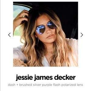 Diff eyewear x Jessie James Decker Aviators